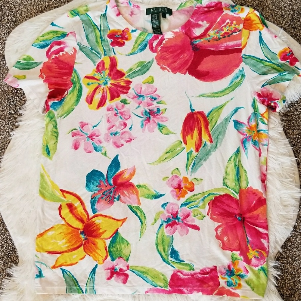 Ralph Lauren floral pullover top